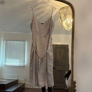 Light Beige Leopard Print Dress